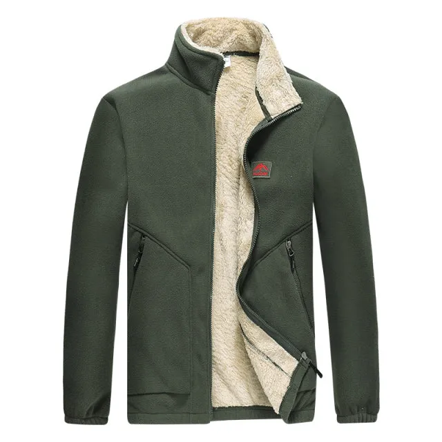 West Louis™ Autumn Stand Collar Windproof Fleece Jacket