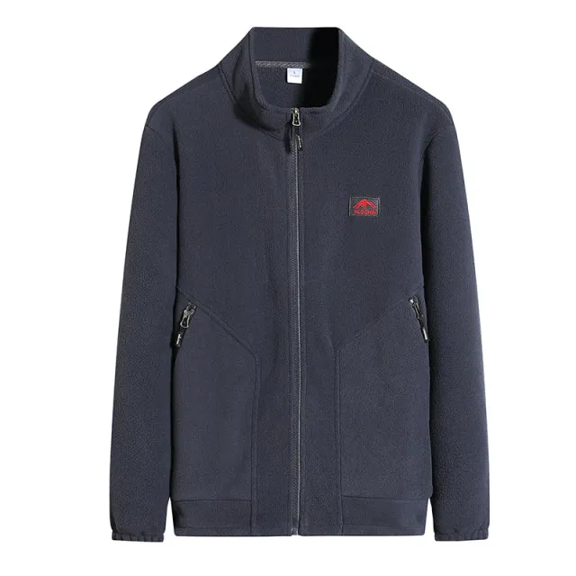 West Louis™ Autumn Stand Collar Windproof Fleece Jacket