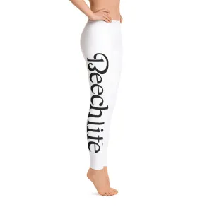 White Beechlife Leggings Right Leg