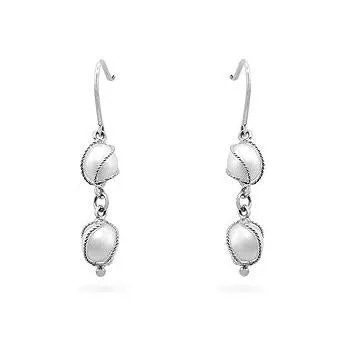 White Gold Pearl Drops