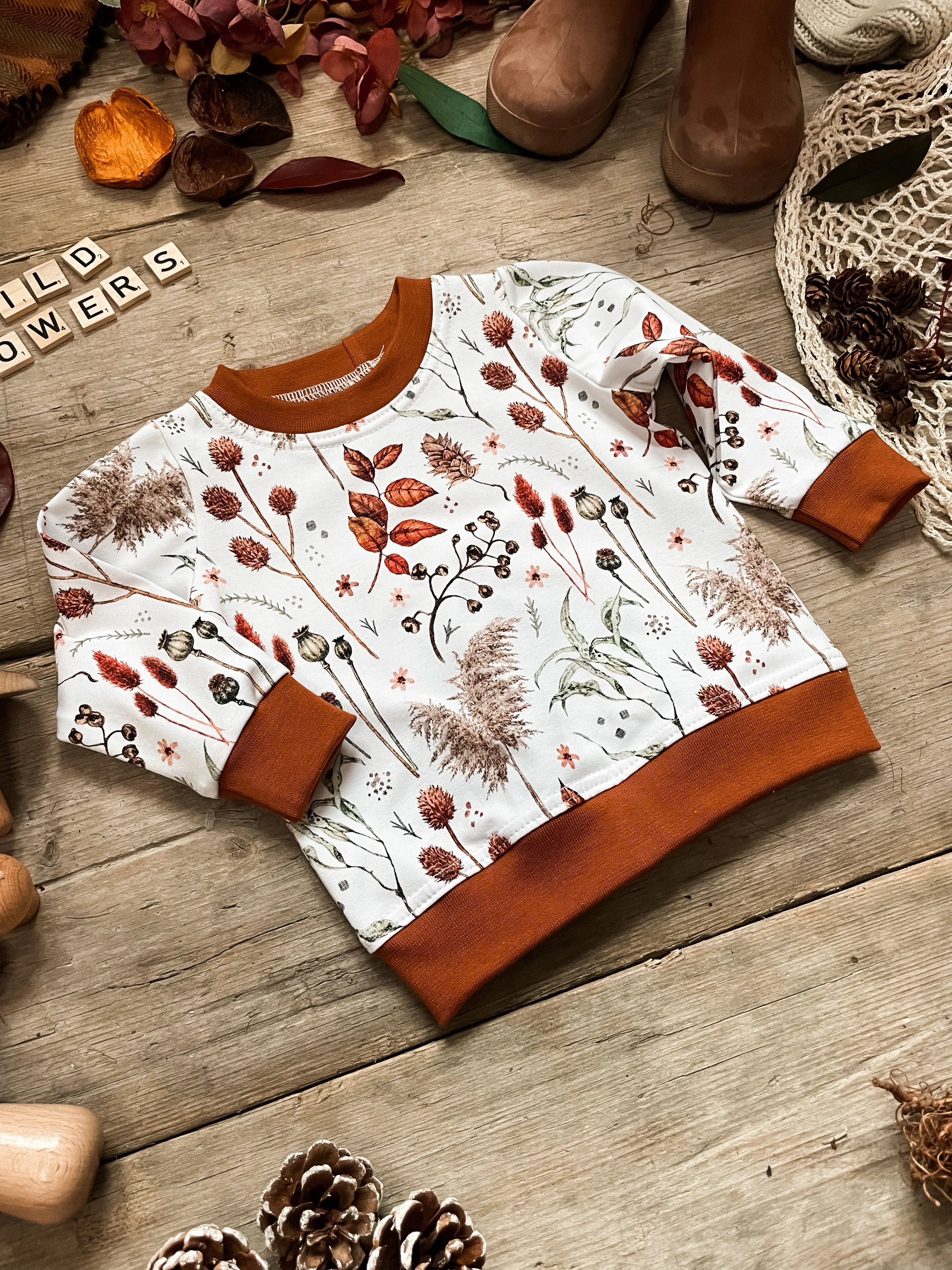 Wildflowers Sweatshirt 3-6 Months