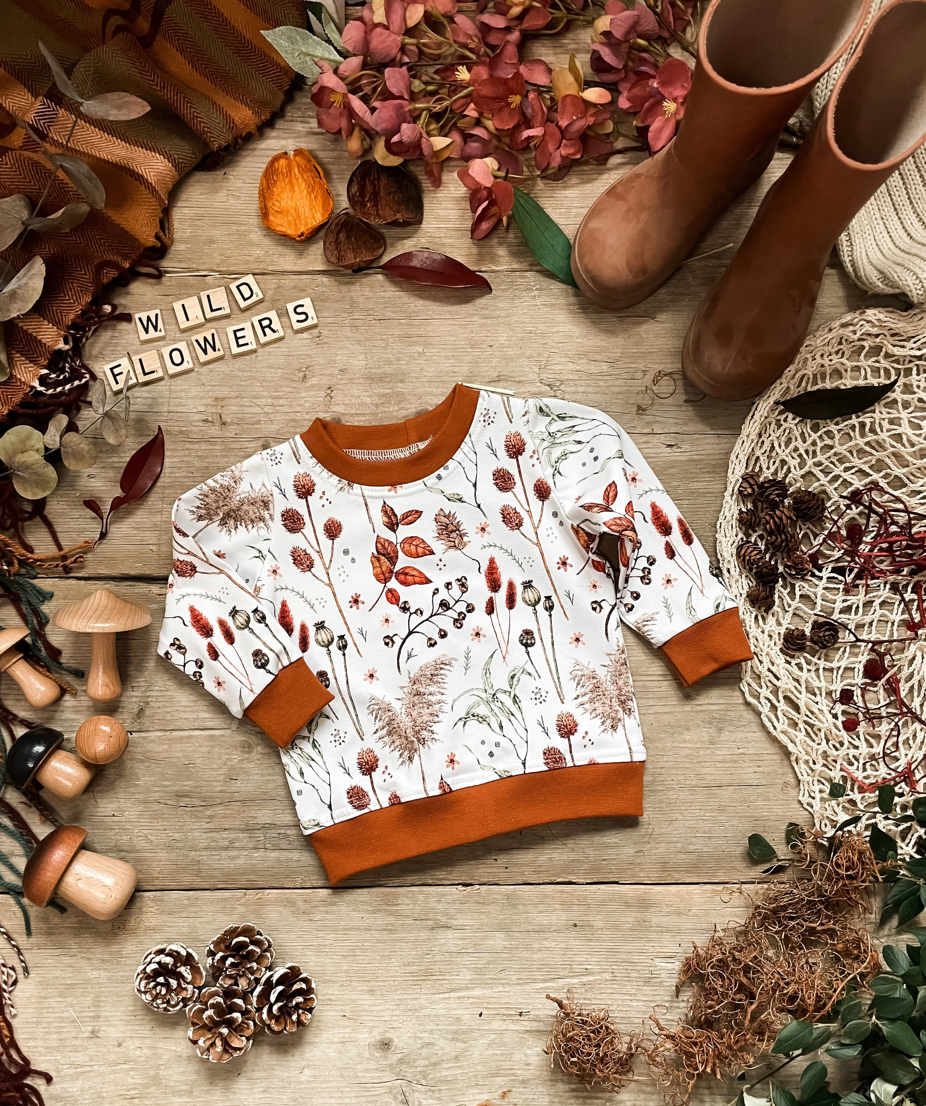 Wildflowers Sweatshirt 3-6 Months