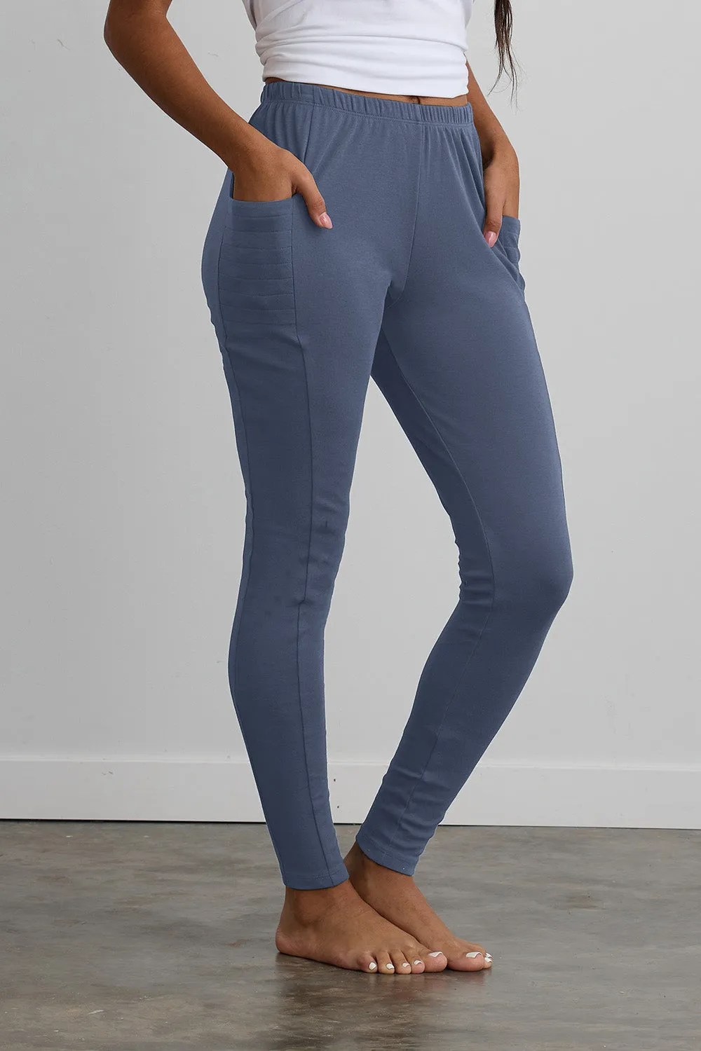 Women's Organic 100% Cotton Leggings with Pockets