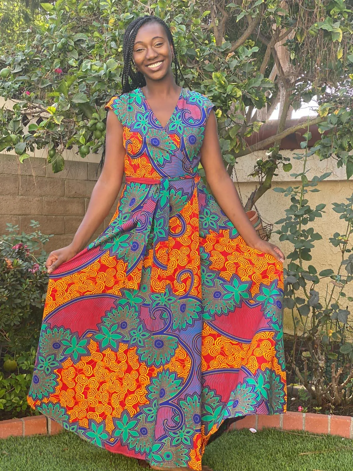 Wrap dress "Fafranta"