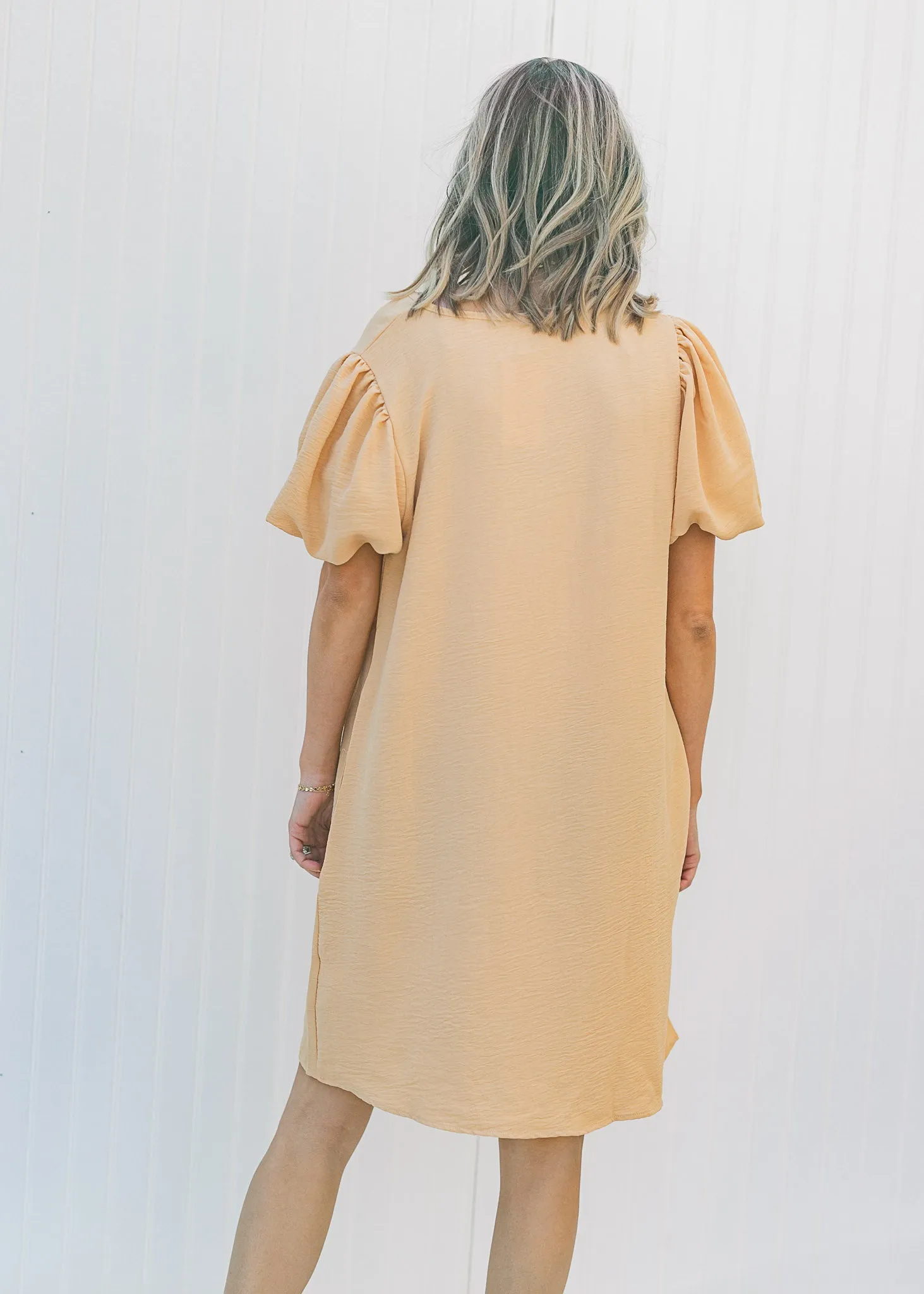 X Sandy Bubble Sleeve Dress