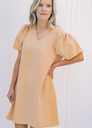 X Sandy Bubble Sleeve Dress